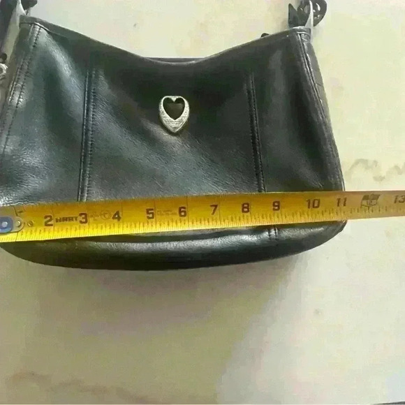 Vintage Brighton brown leather hobo bag with silver hardware great condition - Picture 11 of 11